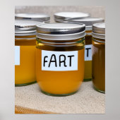 Jars hausgemachte Furzen Poster (Vorne)