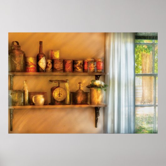 Jars - Küchenschränke Poster (Vorne)