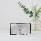 Jars mit bunten Gemüse Visitenkarte (Stehend Vorderseite)