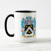 Jarvie Wappen - Familienwappen Tasse (Links)