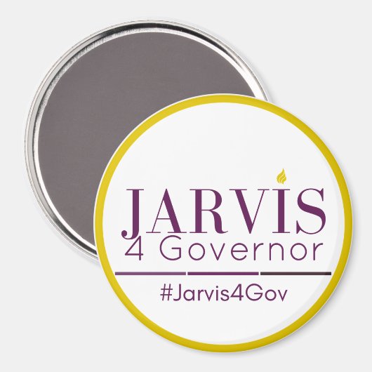 Jarvis 4 Governor Magnet (Vorderseite/Rückseite)