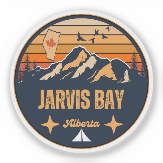 Jarvis Bay, Alberta Aufkleber (Vorderseite)