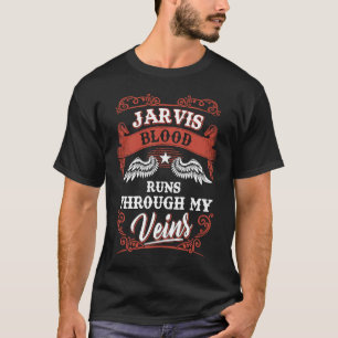Jarvis-Blut fließt durch meine Weihnachtsfamilie T-Shirt