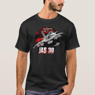 JAS-39 Gripen Fighterjet der schwedischen Luftwaff T-Shirt