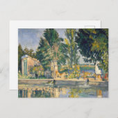 Jas de Bouffan The Pond - Paul Cezanne - c1876 Postkarte (Vorne/Hinten)