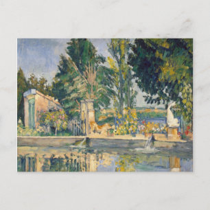 Jas de Bouffan The Pond - Paul Cezanne - c1876 Postkarte