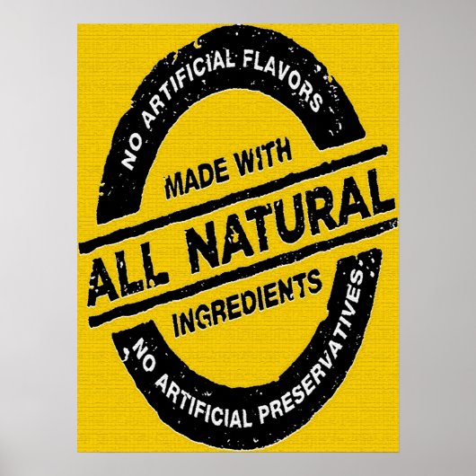 Jasen Sousa All Natural Poster (Vorne)