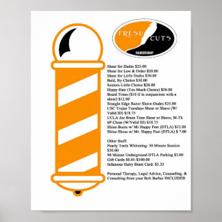 Jasen Sousa Barber Shop Poster