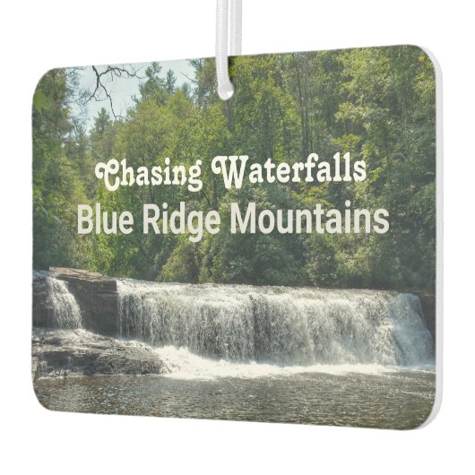 Jasing Waterfall Blue Ridge Mountains NC Autolufterfrischer (Links)