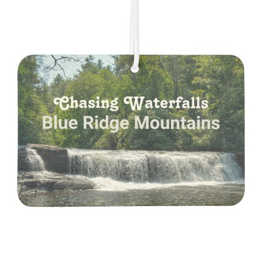 Jasing Waterfall Blue Ridge Mountains NC Autolufterfrischer (Vorderseite)