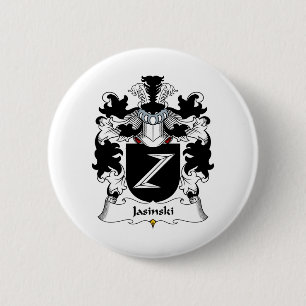 Jasinski Familienwappen Button