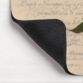 Jasmin auf altem Skripthandschrift mousepad (Ecke)