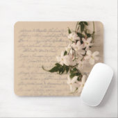 Jasmin auf altem Skripthandschrift mousepad (Mit Mouse)