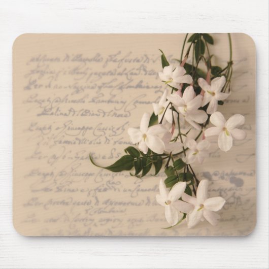 Jasmin auf altem Skripthandschrift mousepad (Vorne)