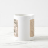 Jasmin auf alten Drehbuchfrauen Langarm-T - Shirt Kaffeetasse (Mittel)