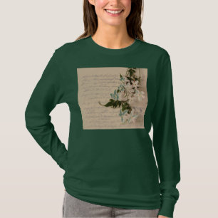 Jasmin auf langem Hülsen-T - Shirt der alten