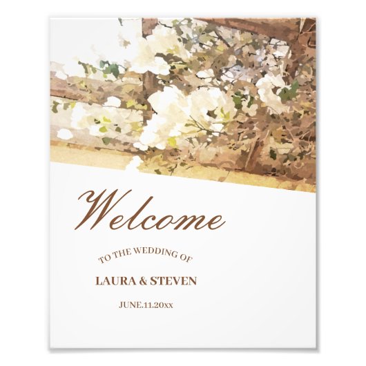 Jasmin-Blume ändern Fotodruck (Vorne)