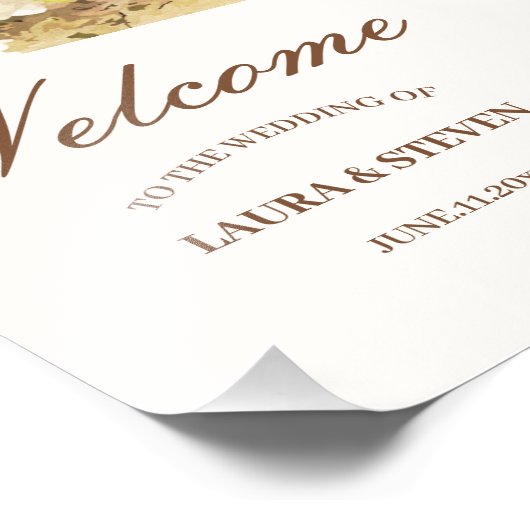 Jasmin-Blume ändern Fotodruck (Ecke)