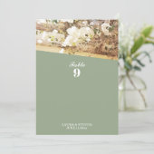 Jasmin-Blume mit Hochzeitskarte (Stehend Vorderseite)