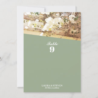 Jasmin-Blume mit Hochzeitskarte
