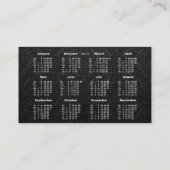 Jasmin-Blumen 2013 Kalendergeschäftskarten Visitenkarte (Rückseite)