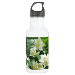 Jasmin-Blumen Edelstahlflasche