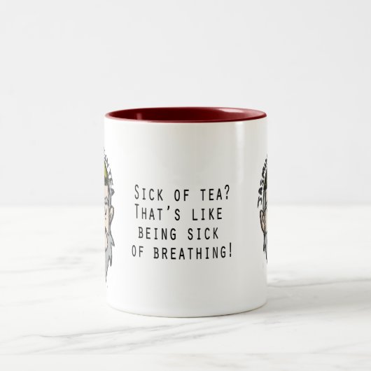Jasmin-Drache-Tee-Tasse Zweifarbige Tasse (Mittel)
