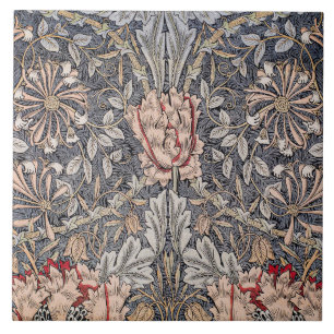 Jasmin-Druck (von William Morris) Fliese