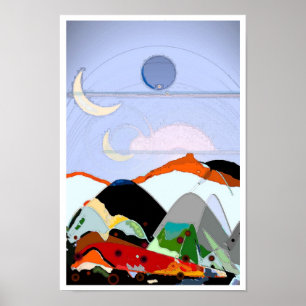Jasmin-Mond-Druck Poster