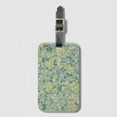 Jasmin, Muster von William Morris, Gepäckanhänger (Vorderseite Vertikal)