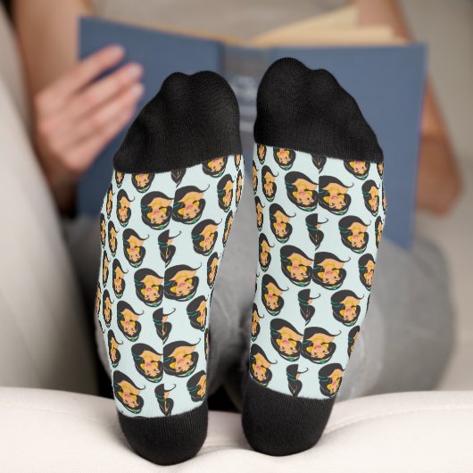 Jasmin-Socken Socken (Unterseite)