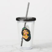 Jasmine Acrylic Tumbler Acryltrinkbecher (Rückseite)