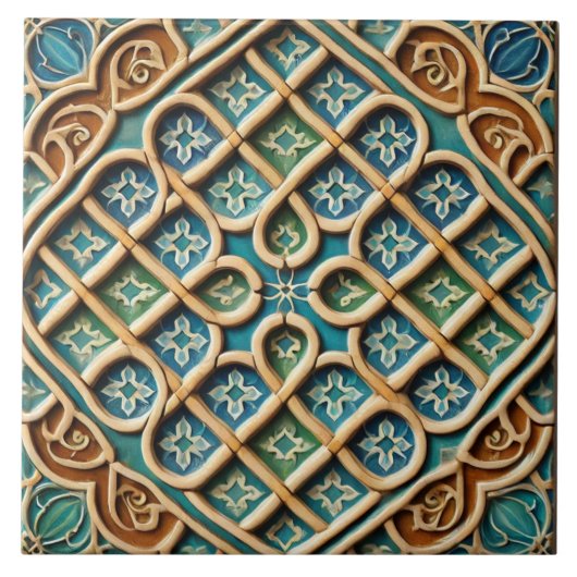 Jasmine & Aladdin Fliese (Vorderseite)