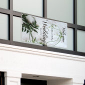 Jasmine-Blätter auf texturiertem Hintergrund Banner (Äußeres Gebäude)