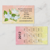 Jasmine Blume #2 Visitenkarten für den Jasminkalen Visitenkarte (Vorne/Hinten)