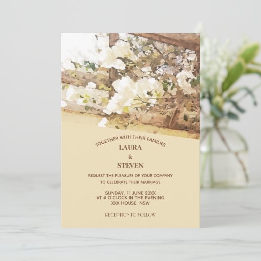 Jasmine-Blume Hochzeit (Stehend Vorderseite)