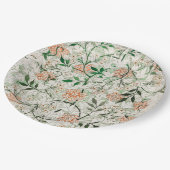 Jasmine-Blume-Malerei Pappteller (Schrägansicht)