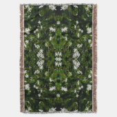 Jasmine Blume Tropical Floral Botanic Decke (Vorderseite Vertikal)