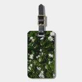 Jasmine Blume Tropical Floral Botanic Gepäckanhänger (Vorderseite vertikal)