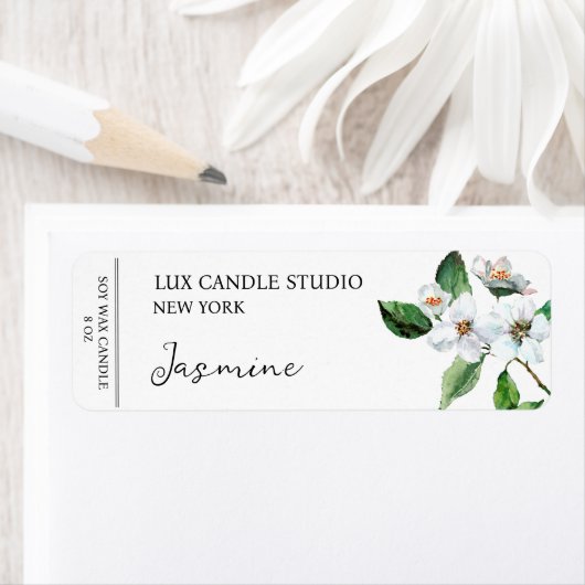 Jasmine Candle Label (Insitu)