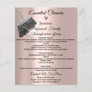 Jasmine Cleaning Service House Behaltend Rose Silv Flyer