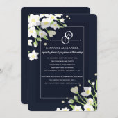 Jasmine Collection eine Einladung (Vorne/Hinten)