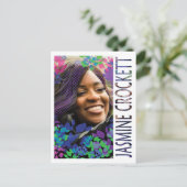 Jasmine Crockett Postcard Postkarte (Stehend Vorderseite)