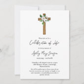 Jasmine Cross Celebration of Life Funeral Einladung (Vorderseite)