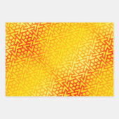 Jasmine Daisy Glyph Sampler Geschenkpapier Set (Vorderseite 3)