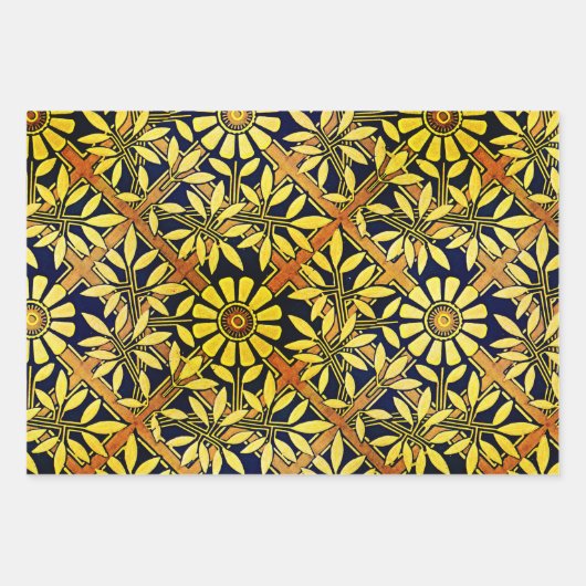 Jasmine Daisy Glyph Sampler Geschenkpapier Set (Vorderseite 2)