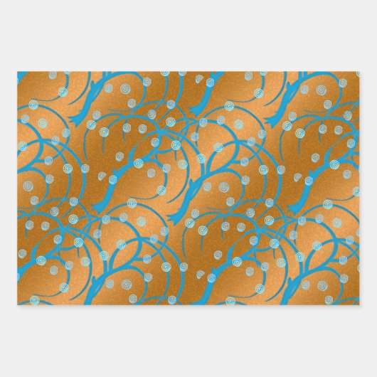 Jasmine Daisy Glyph Sampler Geschenkpapier Set (Vorderseite)