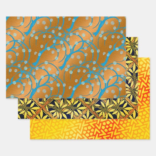 Jasmine Daisy Glyph Sampler Geschenkpapier Set (Set)