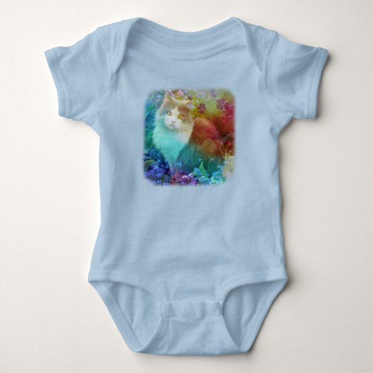 Jasmine das Kätzchen Baby Strampler (Vorderseite)