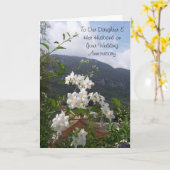 Jasmine Daughter Husband Personalisierter Jahresta Karte (Gelbe Blume)